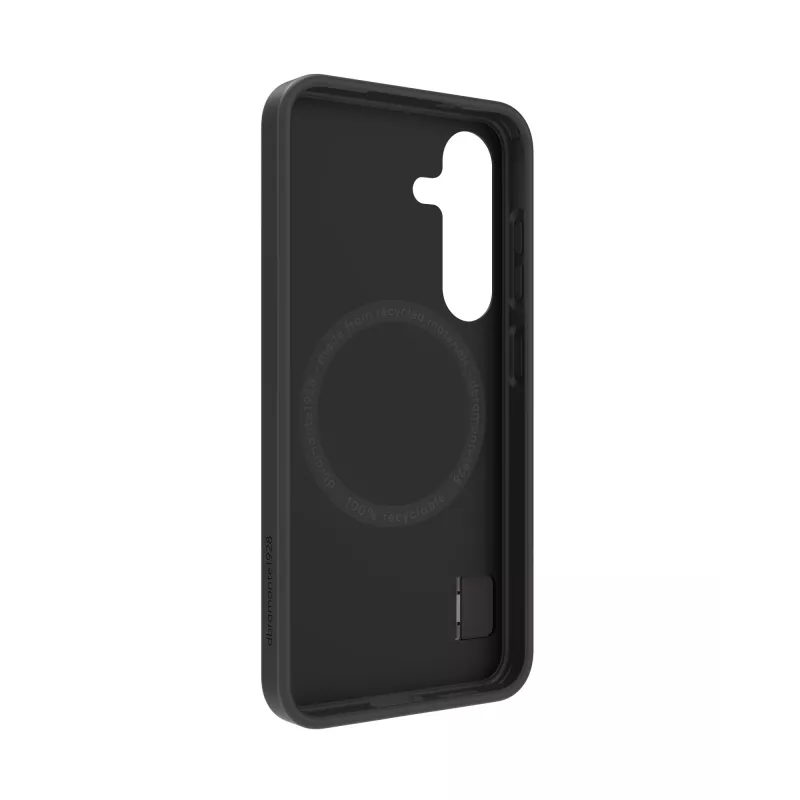 dbramante1928 IMSSBL006463 Iceland Pro Qi2 Kick Handyhülle für Samsung Galaxy S25, schwarz