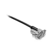 Kensington MICROSAVER 2.0 MK LAPTOP-SCHLOSS, Schlüssel, Stahl, Schwarz, Silber