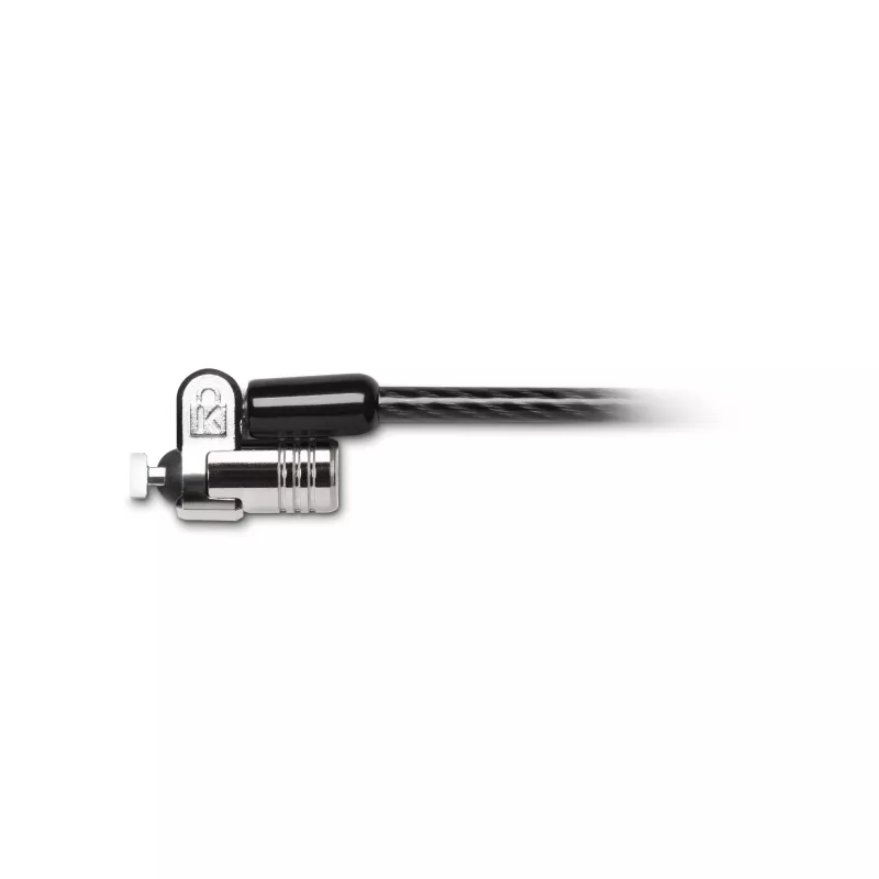 Kensington MICROSAVER 2.0 MK LAPTOP-SCHLOSS, Schlüssel, Stahl, Schwarz, Silber