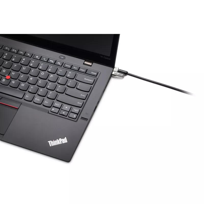 Kensington MICROSAVER 2.0 MK LAPTOP-SCHLOSS, Schlüssel, Stahl, Schwarz, Silber