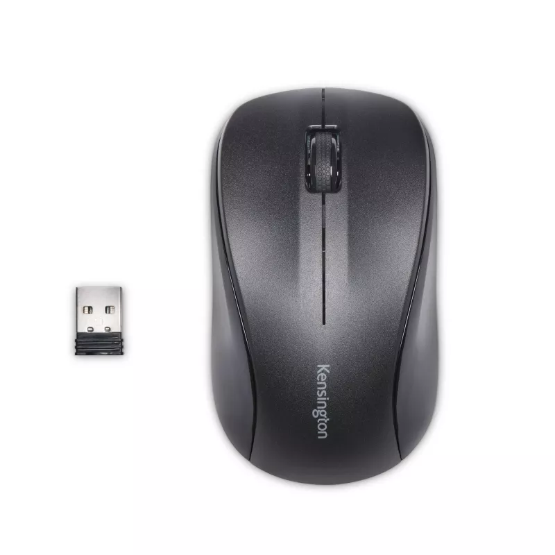 Kensington Wireless ValuMouse, beidhändig, Optisch, RF Wireless, 1000 DPI, Schwarz