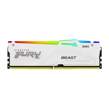 Kingston Technology FURY Beast 16GB 6000MT/s DDR5 CL30 DIMM Weiß RGB EXPO