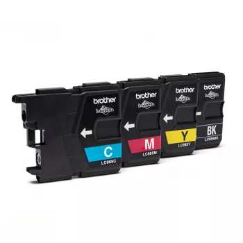 Brother LC985VALBP Tintenpatrone 4 Stück Original Schwarz, Cyan, Magenta, Gelb