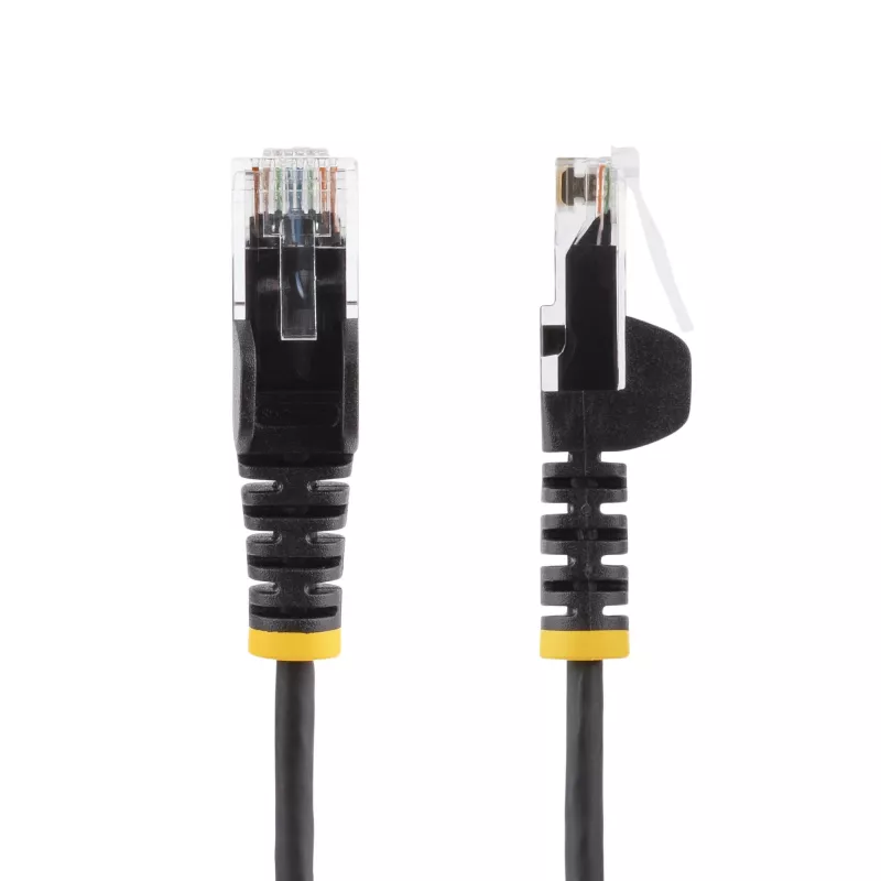 StarTech.com 2 m CAT6-Kabel – schlank – rastnasenfreie RJ45-Stecker – Schwarz
