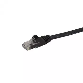 StarTech.com 5m CAT6 Ethernet-Kabel – Schwarz CAT 6 Gigabit Ethernet-Kabel – 250 MHz 100 W PoE RJ45 UTP Netzwerk-/Patchkabel rastnasenfrei mit Zugentlastung einzeln geprüft