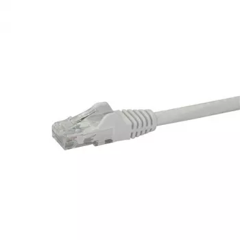 StarTech.com 7m CAT6 Ethernet-Kabel - Weiß CAT 6 Gigabit Ethernet Kabel - 250MHz 100W PoE RJ45 UTP Netzwerk-/Patchkabel rastnasenfrei mit Zugentlastung einzeln getestet