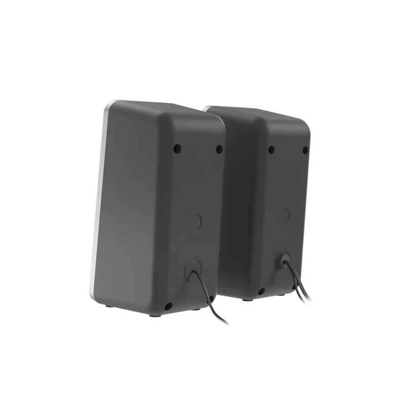 GENESIS Helium 100 BT RGB Lautsprecherset 10 W PC/Laptop Schwarz, Silber 2.0-Kanäle Bluetooth