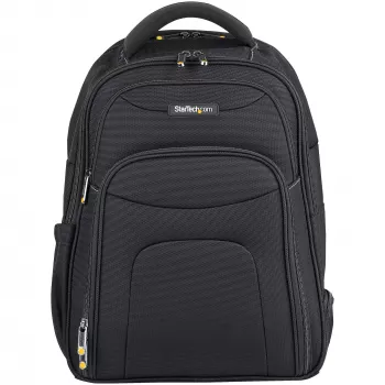 StarTech.com 17,3-Zoll-Laptop-Rucksack mit herausnehmbarem Zubehör-Organizer-Case – Professioneller IT-Tech-Rucksack für Arbeit/Reisen/Pendeln – Ergonomische Computertasche – Robustes ballistisches Nylon – Notebook-/Tablet-Fächer