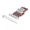 StarTech.com 4-Port USB Type-C PCIe-Karte, USB 3.2 10Gbps, USB-C PCI Express Erweiterungskarte, 4x unabhängige USB-Controller, Windows/Linux/macOS, TAA-konform
