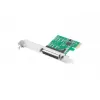 Lanberg PCE-LPT-001 PCIe-Karte mit paralleler LPT-Schnittstelle (DB25), Low-Profile-Slotblech