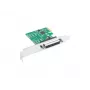 Lanberg PCE-LPT-001 PCIe-Karte mit paralleler LPT-Schnittstelle (DB25), Low-Profile-Slotblech