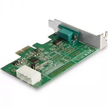 StarTech.com 1-Port PCI Express RS232 Serieller Adapter - PCIe RS232 Serieller Host-Controller - PCIe zu Seriell DB9 - 16950 UART - Low-Profile-Erweiterungskarte - Windows & Linux