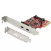 StarTech.com 2-Port USB 3.2 Gen 2 PCIe-Karte, USB-C 10Gbps SuperSpeed PCI Express 3.0 x4 Controller-Karte, USB Typ-C-Adapterkarte, Nur Daten, Windows/macOS/Linux, TAA