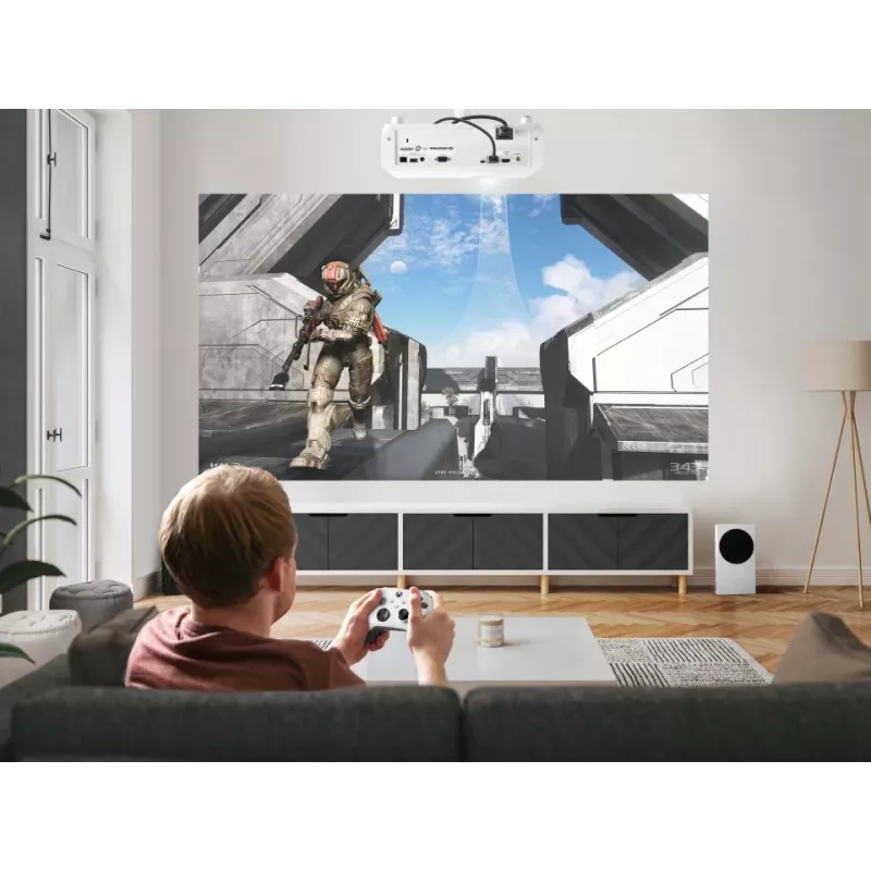 Viewsonic PX749-4K Datenprojektor Standard-Objektivprojektor 4000 ANSI Lumen UHD 4K (3840x2160) 3D Weiß