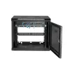 StarTech.com 4-Post 9U Wandmontage-Netzwerkschrank mit 1U Ablage, 19 Zoll wandmontiertes Server-Rack für Daten-/AV-/Elektronik-/Computergeräte, kleines belüftetes Rackgehäuse