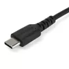 StarTech.com 1m USB-C-Ladekabel – Robustes Schnelllade- & Sync-USB-2.0-Typ-C-auf-USB-C-Laptop-Ladekabel – TPE-Mantel Aramidfaser M/M 60 W Schwarz – Samsung S10 S20 iPad Pro MS Surface