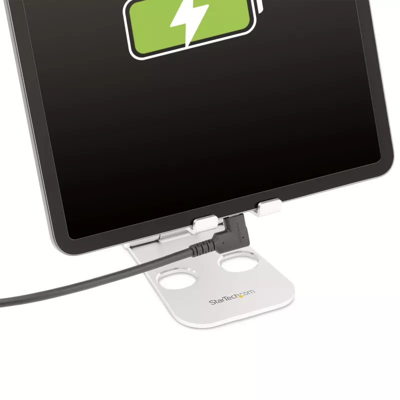 StarTech.com 2m USB-C-Kabel, gewinkelt, USB 5Gbps, 100W (5A) Power Delivery, 4K 60Hz DP Alt Mode, robustes USB-C-Kabel – Thunderbolt-kompatibel