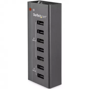 StarTech.com 7-Port USB-Ladestation mit 5x 1A- und 2x 2A-Anschlüssen