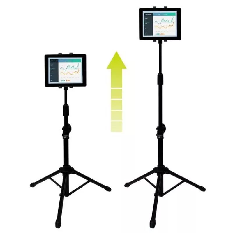 StarTech.com Verstellbarer Tablet-Stativständer, Tablet/UMPC, Multimediaständer, Innenbereich, Schwarz