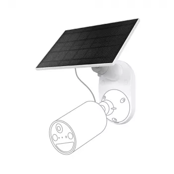 TP-Link Tapo Solarpanel SPEZIFIKATION: 5,2 V 2,5 W FUNKTION: Typ-C-Ladeanschluss, ununterbrochene Stromversorgung, flexible Solarinstallation, funktioniert mit Akkukamera, 4 m Ladekabel (gesamt), wetterfest (IP65)