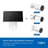 TP-Link Tapo A201 Solarpanel, 2,5 W, IP65, 4 m Kabel, für Tapo Akku-Kameras