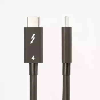 StarTech.com 3ft (1m) Thunderbolt 4 Kabel – 40 Gbit/s – 100 W PD – 4K/8K Video – Intel-zertifiziertes Thunderbolt-Kabel – Kompatibel mit USB4/Thunderbolt 3/USB 3.2/USB Type-C/DisplayPort