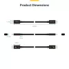 StarTech.com 3ft (1m) Thunderbolt 5 Kabel, 80 Gbit/s/Bis zu 120 Gbit/s, 240 W PD, 8K 60 Hz, zertifiziertes Thunderbolt-Kabel – Kompatibel mit Thunderbolt 4/USB4/USB-C