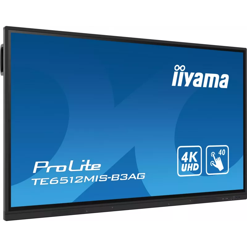 iiyama 65 Zoll Interaktives 4K UHD Touchscreen mit höhenverstellbarem Kollaborationsdisplay