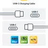 StarTech.com 1m (3.3ft) Weißes USB-C-Ladekabel, USB-C-Kabel, USB 2.0 Typ-C Laptop-Ladekabel, 60W 3A Power Delivery, TPE-Mantel, USB-C-Datenübertragungskabel, M/M