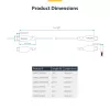 StarTech.com 1m (3.3ft) Weißes USB-C-Ladekabel, USB-C-Kabel, USB 2.0 Typ-C Laptop-Ladekabel, 60W 3A Power Delivery, TPE-Mantel, USB-C-Datenübertragungskabel, M/M