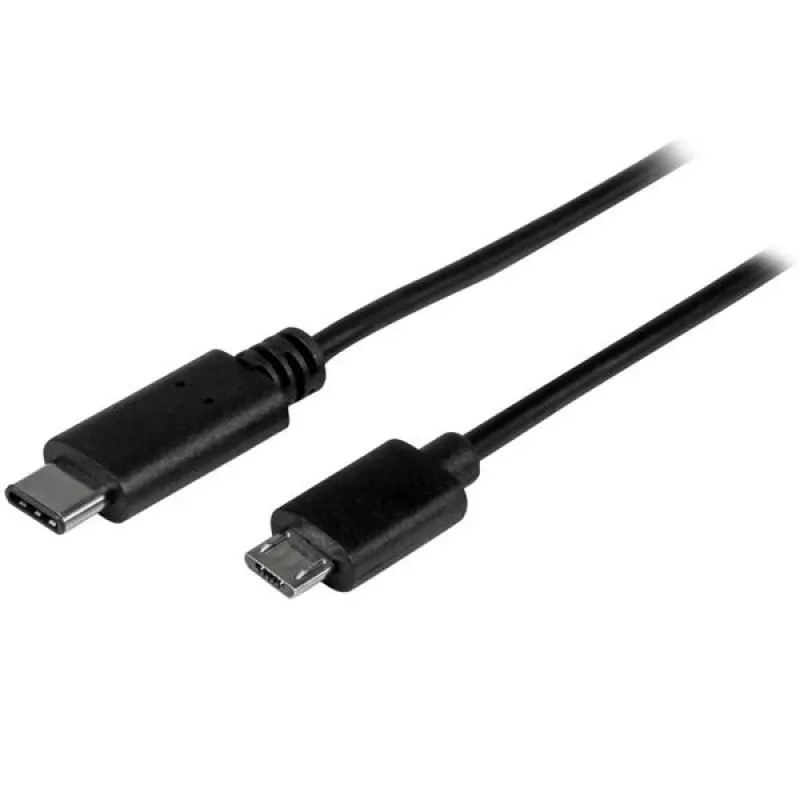 StarTech.com USB2CUB50CM USB-C auf Micro-USB-B-Kabel, St/St, USB 2.0, Thunderbolt-3-kompatibel, 0,5 m, Schwarz
