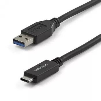 StarTech.com 3 ft. (1 m) USB auf USB-C-Kabel – M/M, 1 m, USB A, USB C, USB 3.2 Gen 2 (3.1 Gen 2), 10 Gbit/s, Schwarz