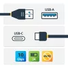 StarTech.com USB31AC1M USB-A auf USB-C Kabel, St/St, USB 3.1, 10 Gbit/s, 1 m (3 ft), Schwarz