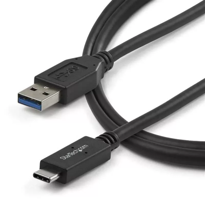 StarTech.com USB31AC1M USB-A auf USB-C Kabel, St/St, USB 3.1, 10 Gbit/s, 1 m (3 ft), Schwarz