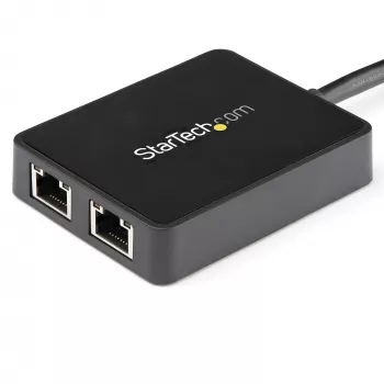 StarTech.com USB 3.0 auf Dual-Port Gigabit Ethernet Adapter NIC mit USB-Port