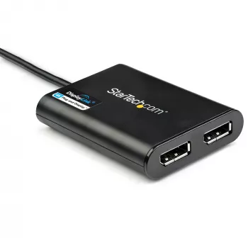 StarTech.com USB 3.0 auf Dual DisplayPort Adapter – 4K 60Hz, 3.2 Gen 1 (3.1 Gen 1), USB Typ-A, DisplayPort-Ausgang, 4096 x 2160 Pixel