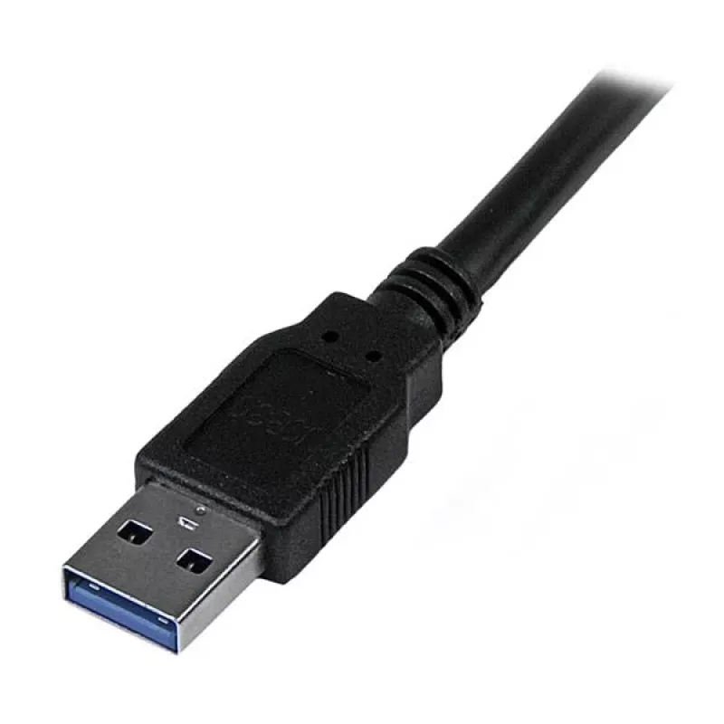 StarTech.com USB3SAA3MBK USB-3.0-Kabel, USB-A auf USB-A, St/St, USB 3.1 Gen 1 (5 Gbit/s), 3 m (10 ft), Schwarz