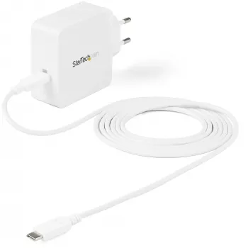 StarTech.com USB C Wandladegerät - USB C Laptop-Ladegerät 60W PD - 2m Kabel - Universelles kompaktes Typ-C-Netzteil - Dell XPS/Lenovo X1 Carbon/HP EliteBook/MacBook - USB-IF/CE-zertifiziert