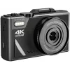 Easypix V64 Flip 20203 Kompakte Digitalkamera, 64 MP, 4K Video, 3 Zoll Klappdisplay, 18x Digitalzoom, WiFi
