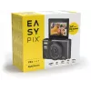 Easypix V64 Flip 20203 Kompakte Digitalkamera, 64 MP, 4K Video, 3 Zoll Klappdisplay, 18x Digitalzoom, WiFi