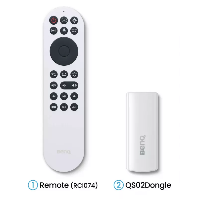 BenQ W2720i 9H.JSX77.57E DLP Heimkino-Projektor, 4K, 4 LED, 3D, 2500 Lumen