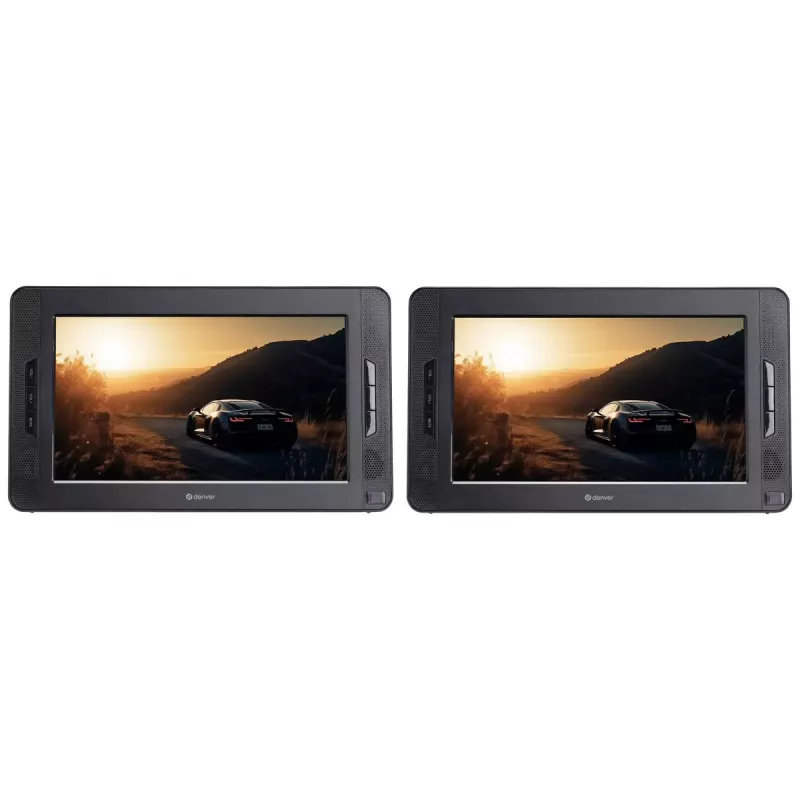Denver MTW-1098 tragbarer DVD-Player mit 2 x 10-Zoll-Displays