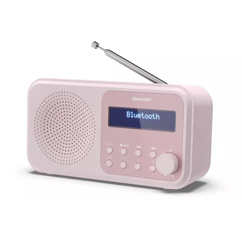 Tragbares Radio Sharp DR-P420 Digitaler Tuner DAB DAB+ FM Pink