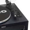 Lenco LS-430BK Plattenspieler mit Riemenantrieb und 4 integrierten Lautsprechern, Bluetooth, 40 W, 33/45 U/min, schwarz
