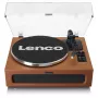 Riemengetriebener Audio-Plattenspieler Lenco LS-430BN Braun Manuell 3-4 g Auflagekraft