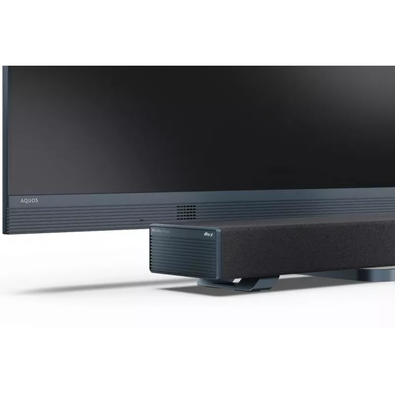 Sharp HT-SBW53121(BK) 3.1.2-Kanal-Soundbar mit kabellosem Subwoofer, schwarz