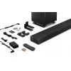 Sharp HT-SBW53121(BK) 3.1.2-Kanal-Soundbar mit kabellosem Subwoofer, schwarz