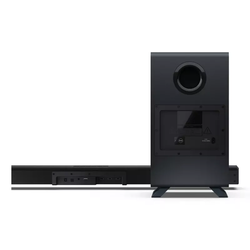 Sharp HT-SBW53121(BK) 3.1.2-Kanal-Soundbar mit kabellosem Subwoofer, schwarz