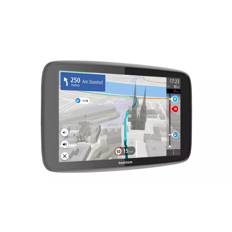 TomTom GO Navigator 6 (2. Generation) 1YD6.002.100 Auto-GPS-Navigationsgerät, 15,2 cm (6 Zoll) Multitouch-Display, 1024 x 600, Europakarten, schwarz