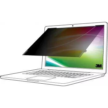 3M Bright Screen Blickschutzfilter für 12,5-Zoll-Laptop, 16:9, BP125W9B